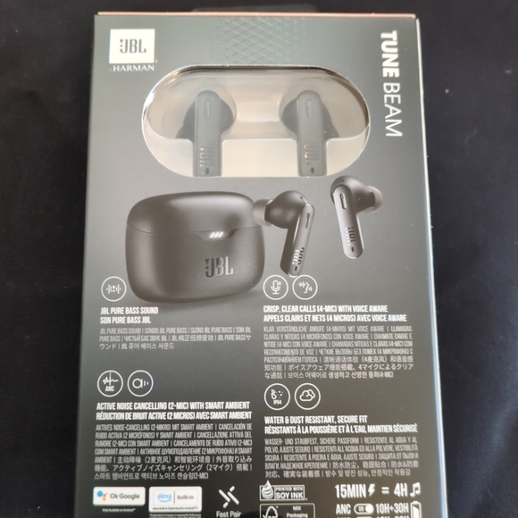 JBL TUNE BEAM zero noise canceling ear buds brand new in box - Picture 2 of 5